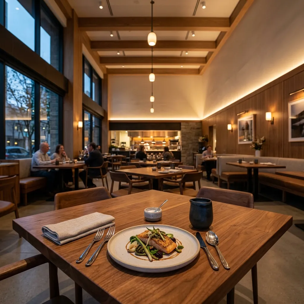 The Meridian Restaurant dining room